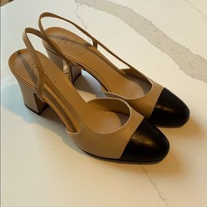 Imogen Franco Sarto Block Slingback Pumps